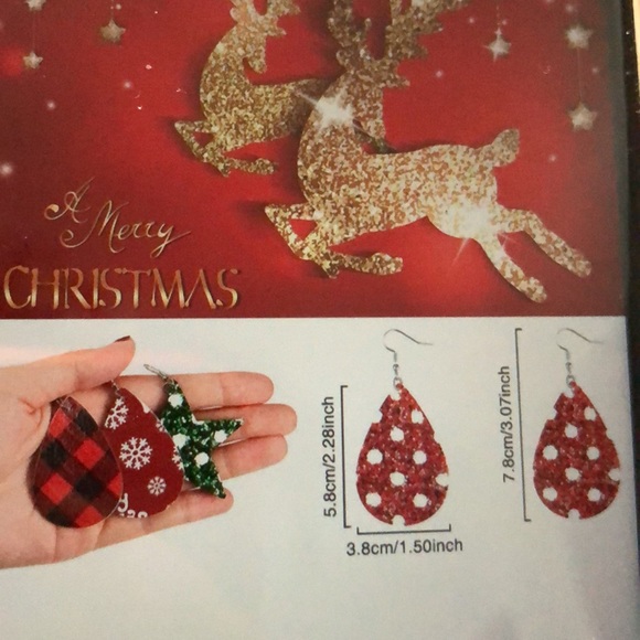 Christmas earrings - Picture 3 of 4